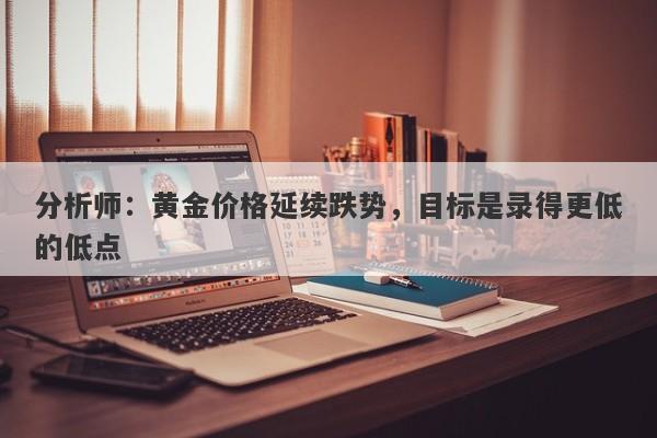 分析师：黄金价格延续跌势，目标是录得更低的低点