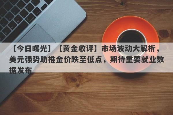 【今日曝光】【黄金收评】市场波动大解析，美元强势助推金价跌至低点，期待重要就业数据发布