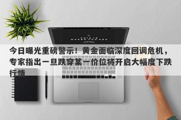 今日曝光重磅警示！黄金面临深度回调危机，专家指出一旦跌穿某一价位将开启大幅度下跌行情