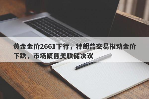 黄金金价2661下行，特朗普交易推动金价下跌，市场聚焦美联储决议