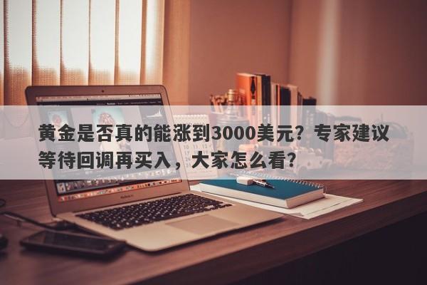 黄金是否真的能涨到3000美元？专家建议等待回调再买入，大家怎么看？