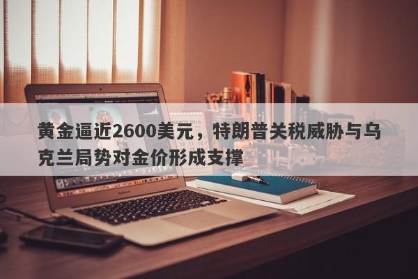 黄金逼近2600美元，特朗普关税威胁与乌克兰局势对金价形成支撑