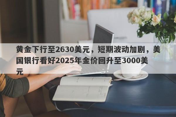 黄金下行至2630美元，短期波动加剧，美国银行看好2025年金价回升至3000美元