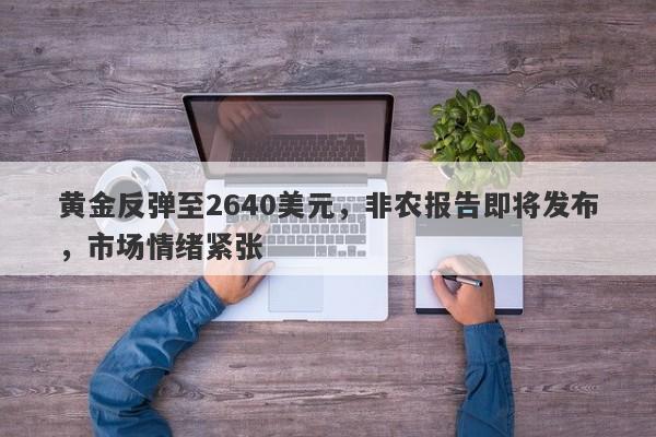 黄金反弹至2640美元，非农报告即将发布，市场情绪紧张