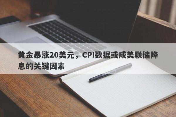 黄金暴涨20美元，CPI数据或成美联储降息的关键因素