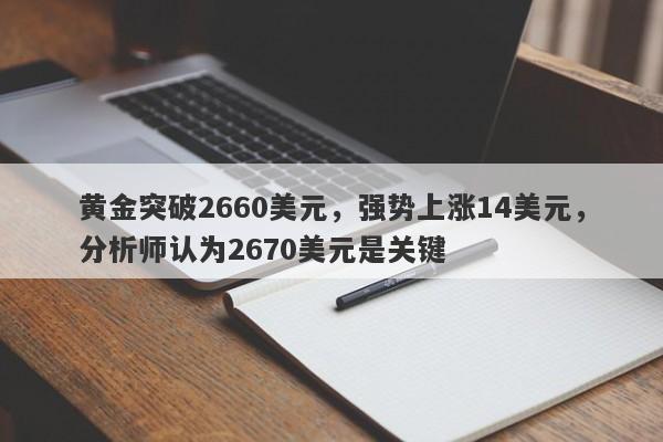 黄金突破2660美元，强势上涨14美元，分析师认为2670美元是关键