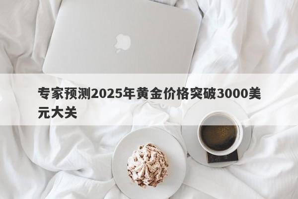 专家预测2025年黄金价格突破3000美元大关