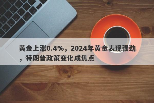 黄金上涨0.4%，2024年黄金表现强劲，特朗普政策变化成焦点