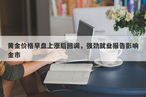 黄金价格早盘上涨后回调，强劲就业报告影响金市