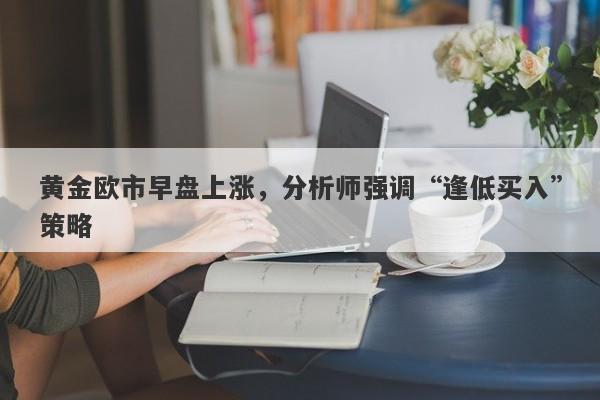 黄金欧市早盘上涨，分析师强调“逢低买入”策略