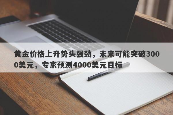 黄金价格上升势头强劲，未来可能突破3000美元，专家预测4000美元目标